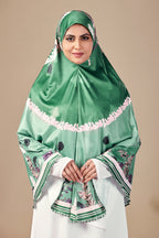 Emerald Bloom Premium Prayer Hijab ( Namaji )