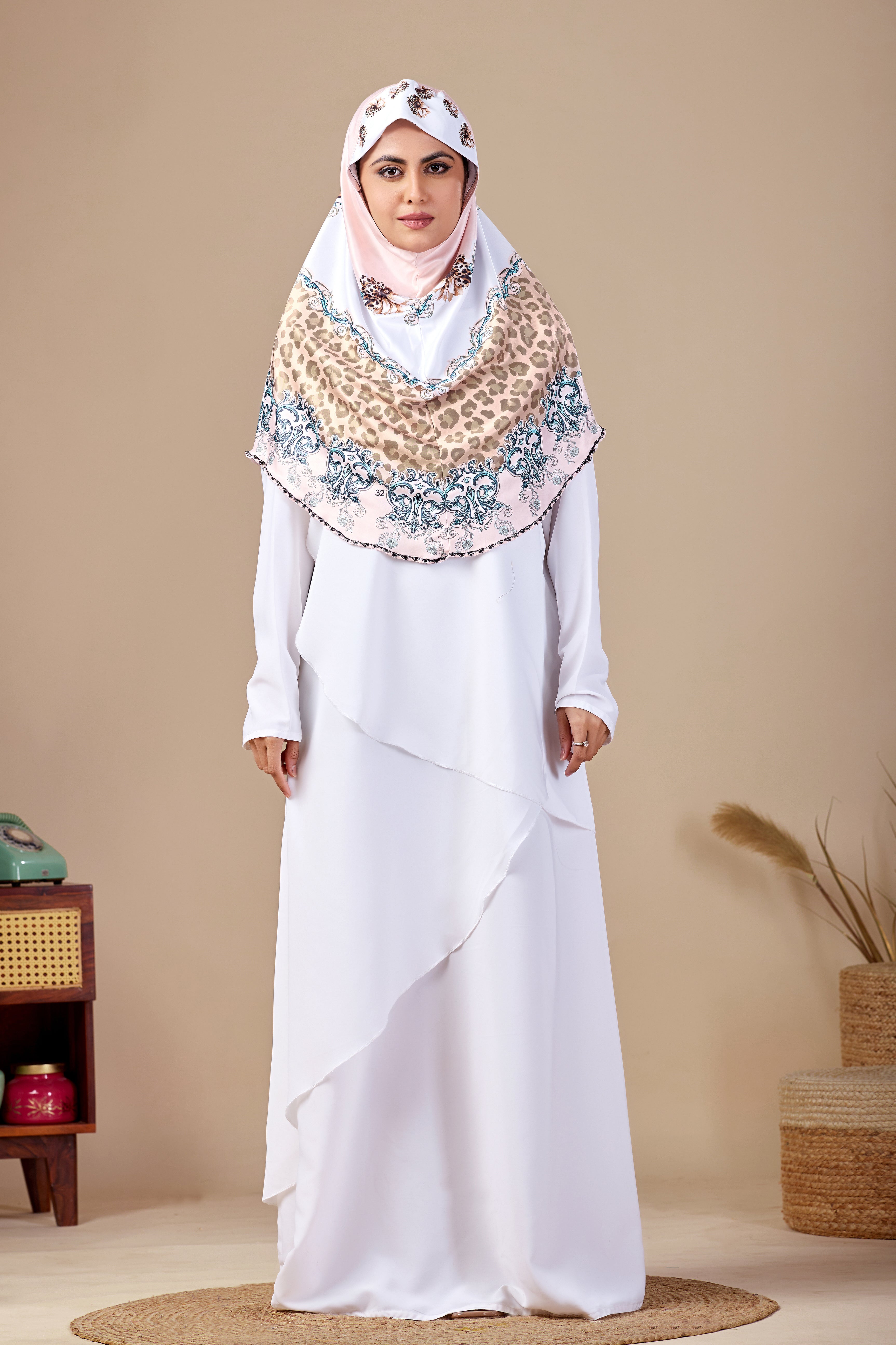 Blossom Grace Malaysian Printed Hijab