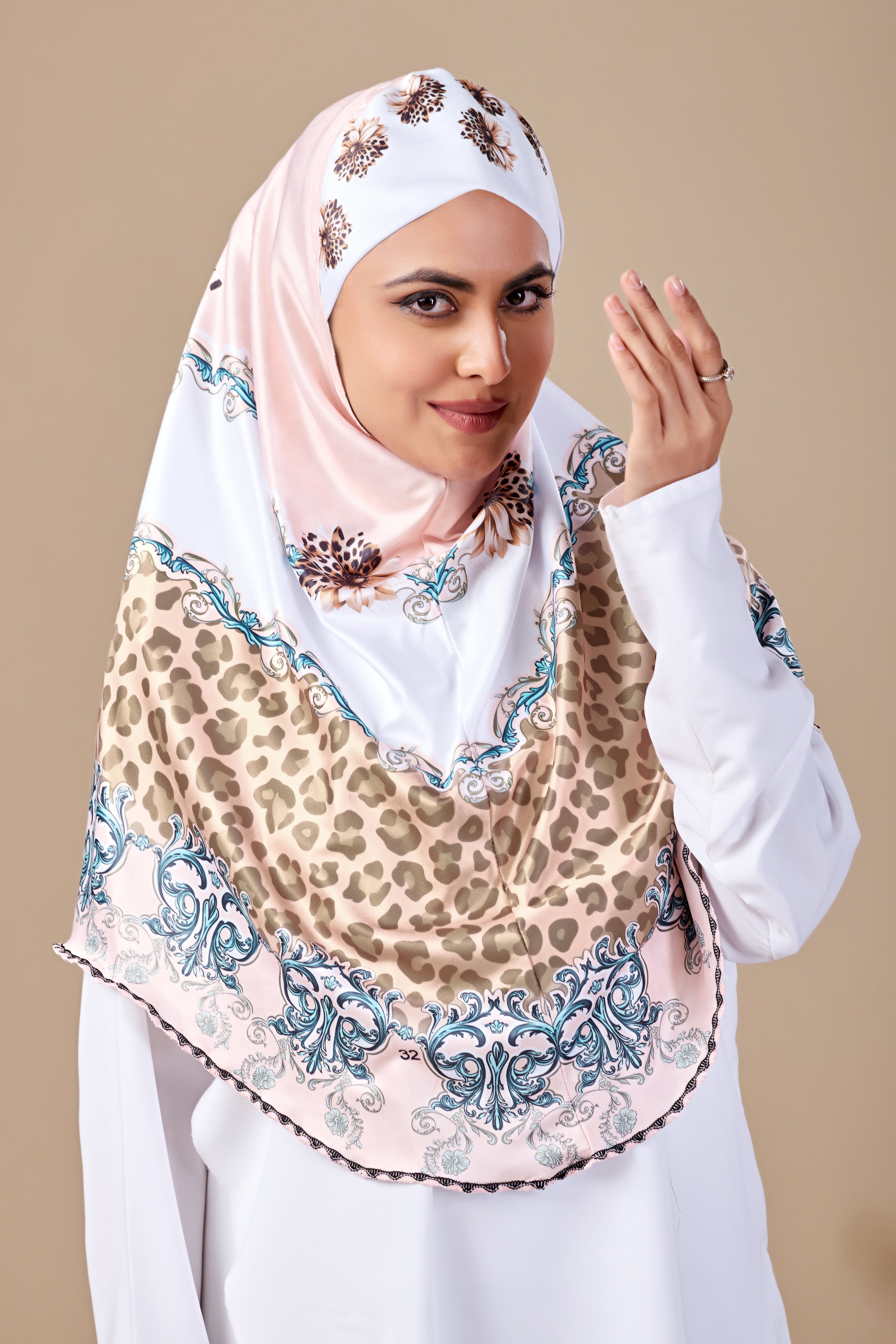 Blossom Grace Malaysian Printed Hijab