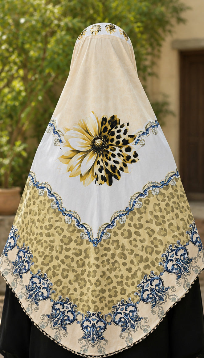 Golden Bloom Royale Khimar