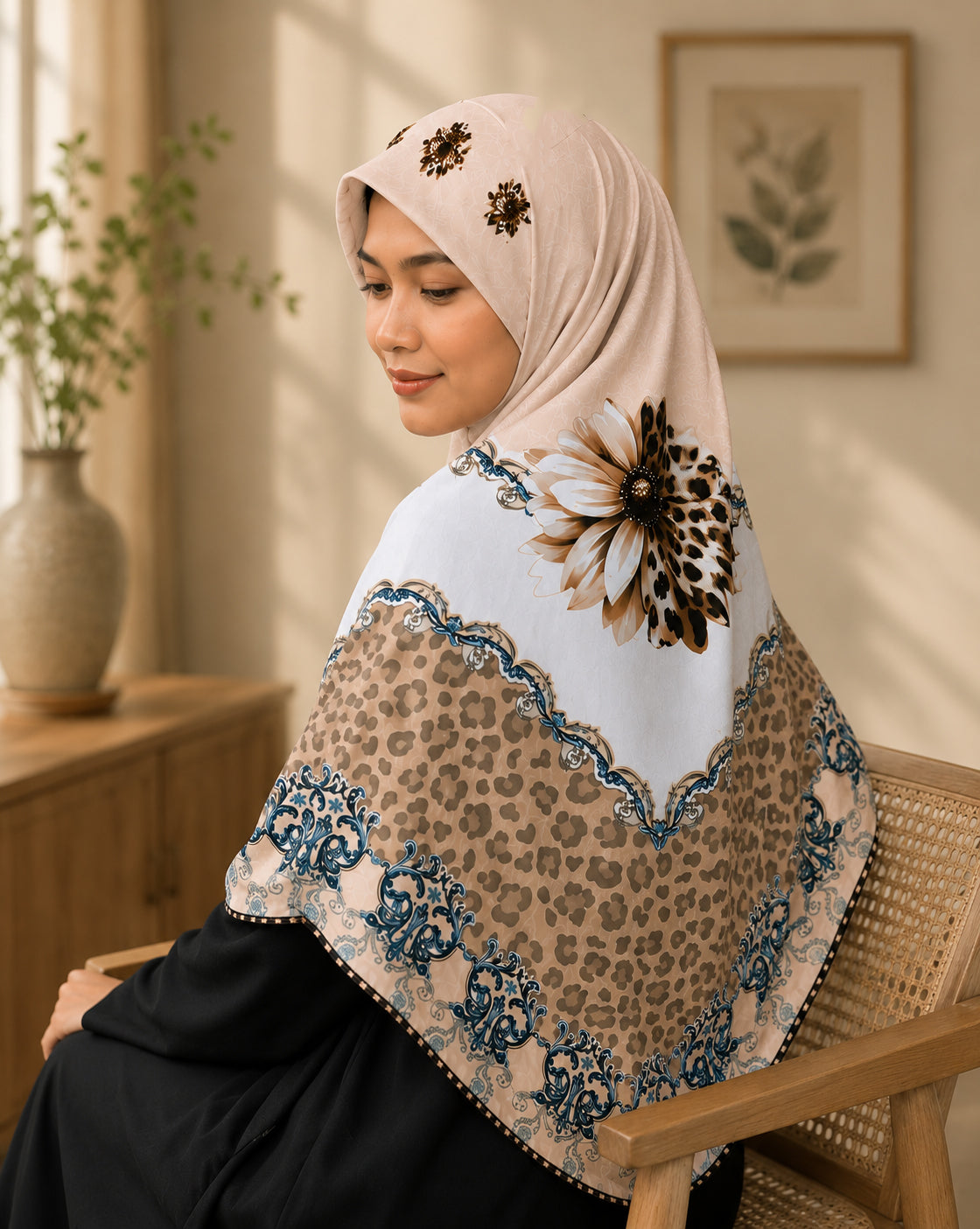 Ivory Safa Luxe Khimar