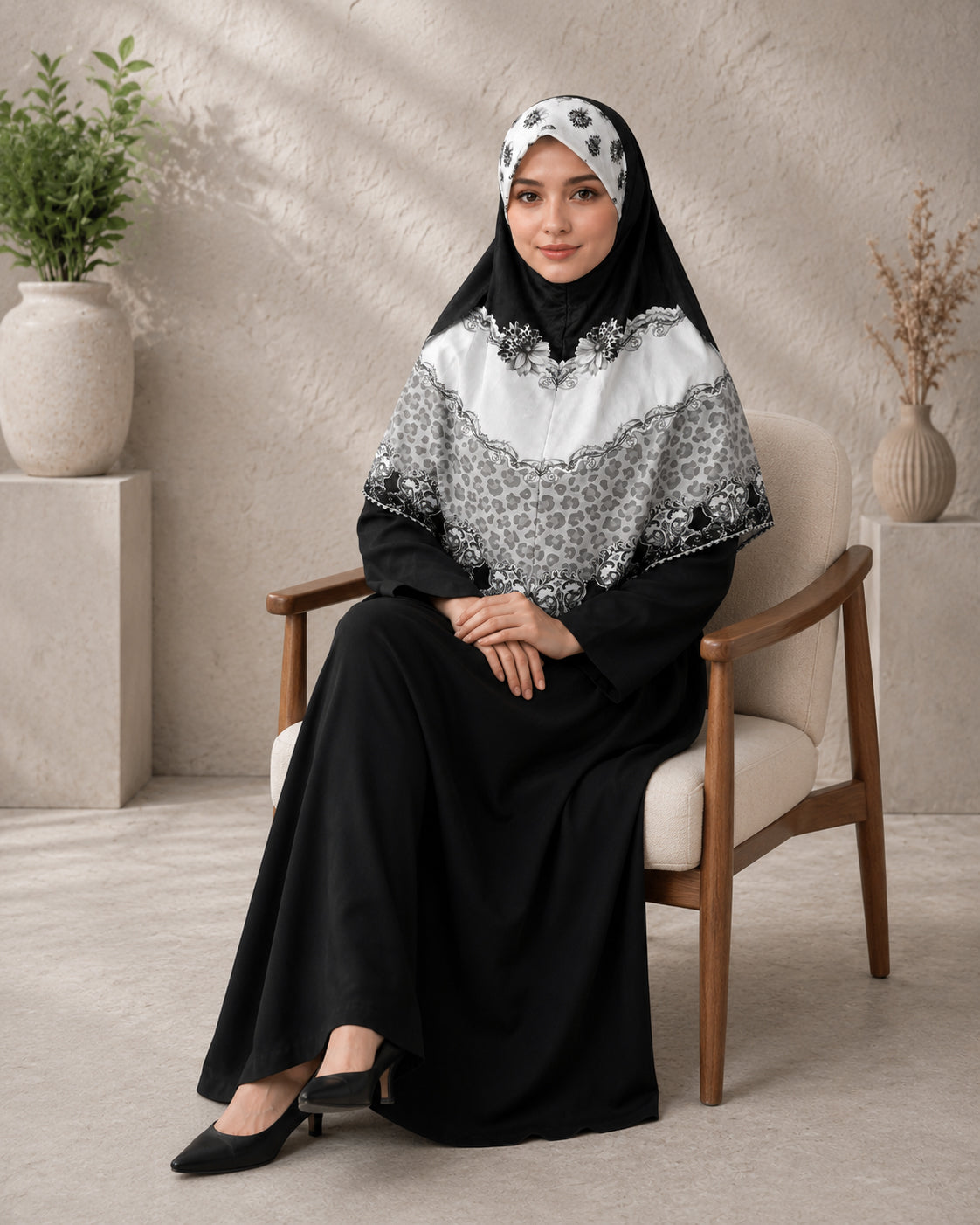 Mint Noor Elegance Khimar