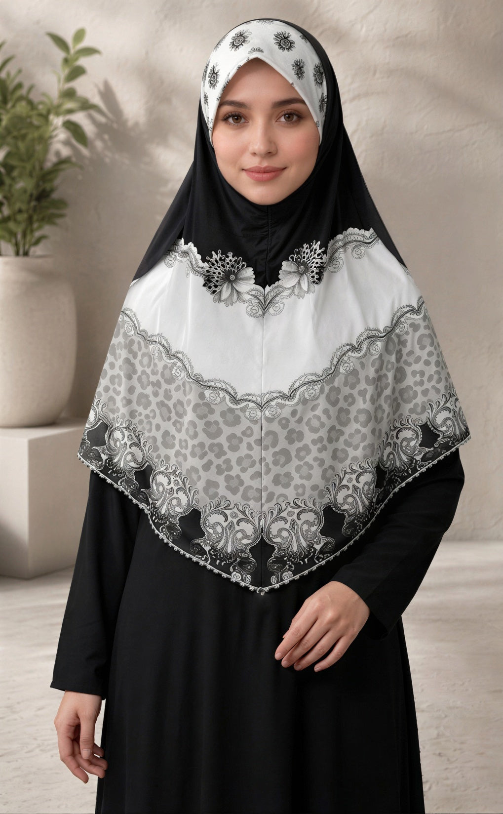 Mint Noor Elegance Khimar