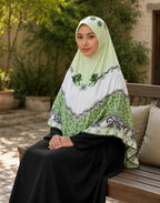 Sage Blossom Elegance Khimar