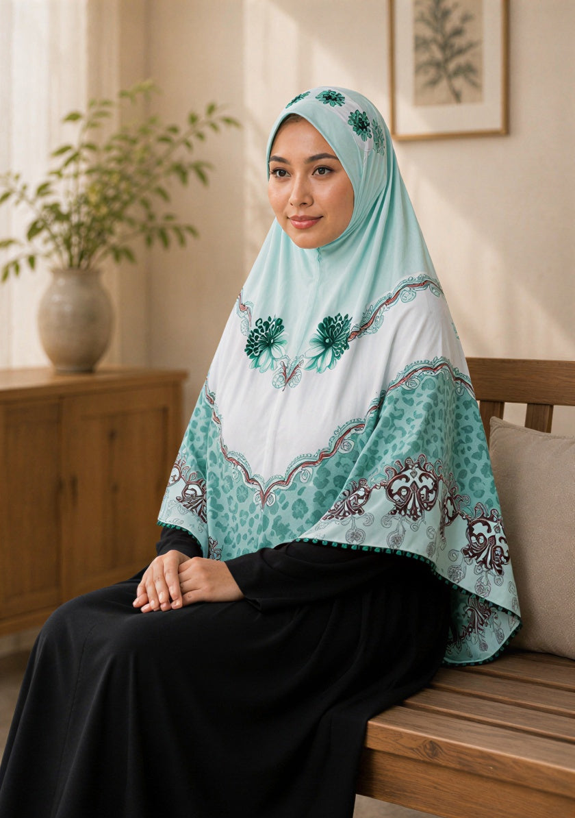 Mint Noor Elegance Khimar