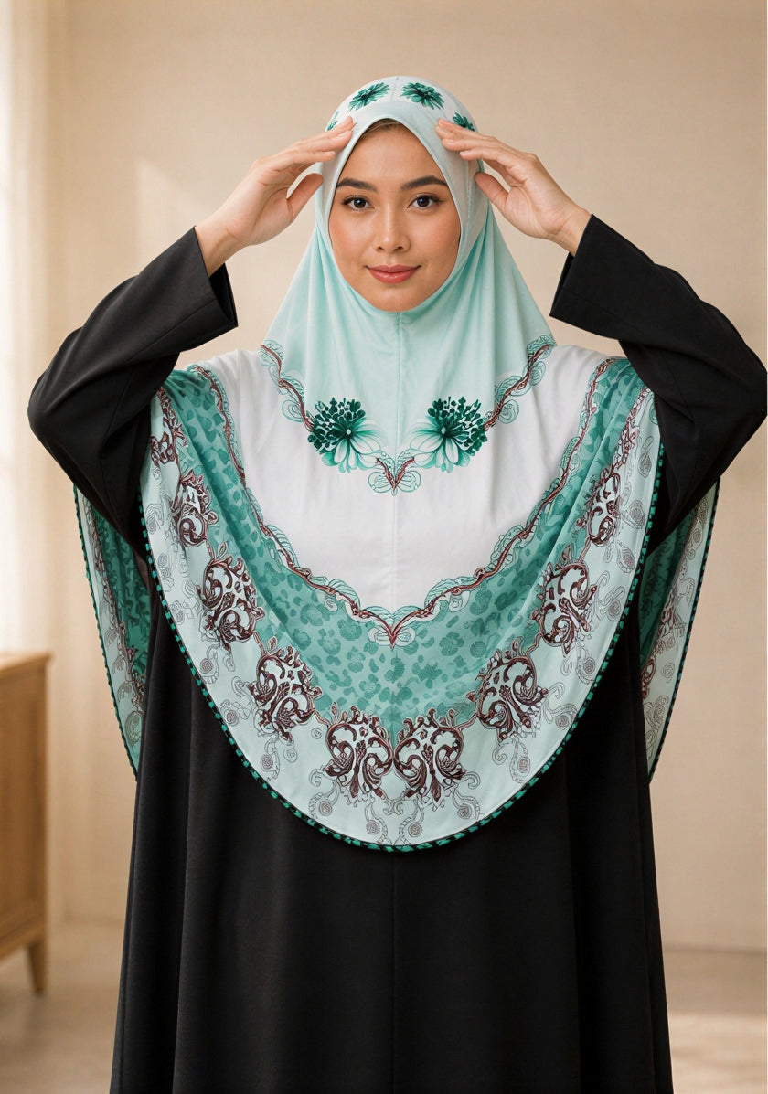 Mint Noor Elegance Khimar