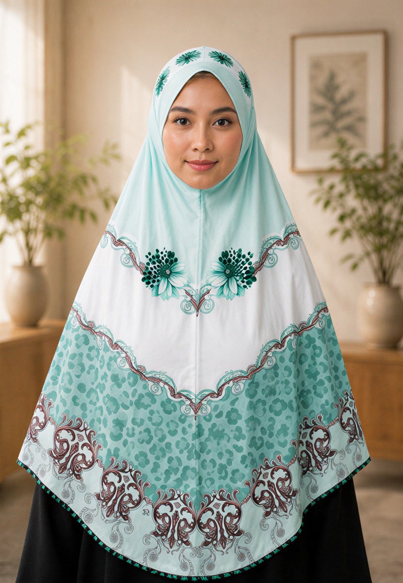 Mint Noor Elegance Khimar