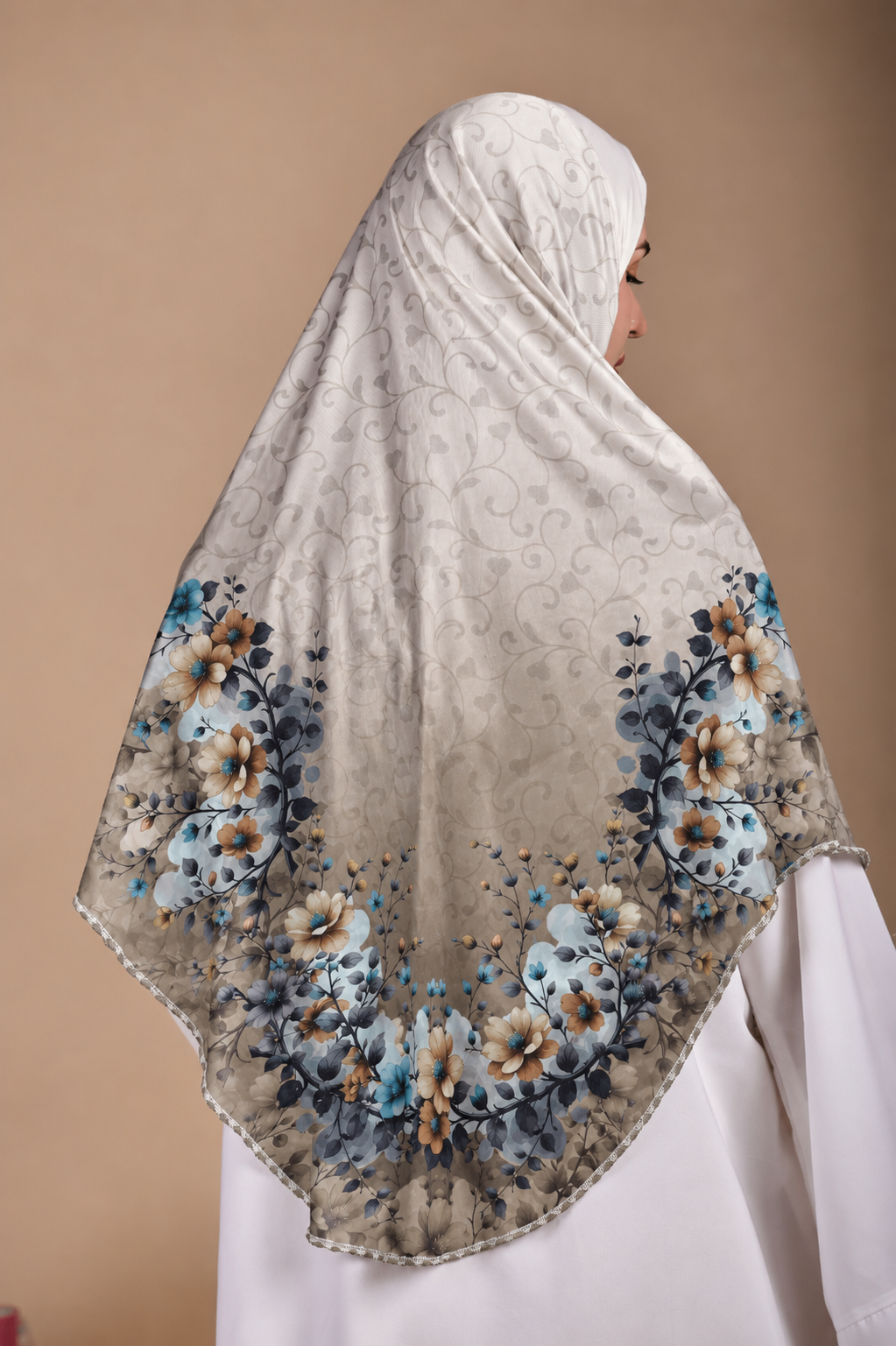 Blossom Grace Malaysian Printed Hijab
