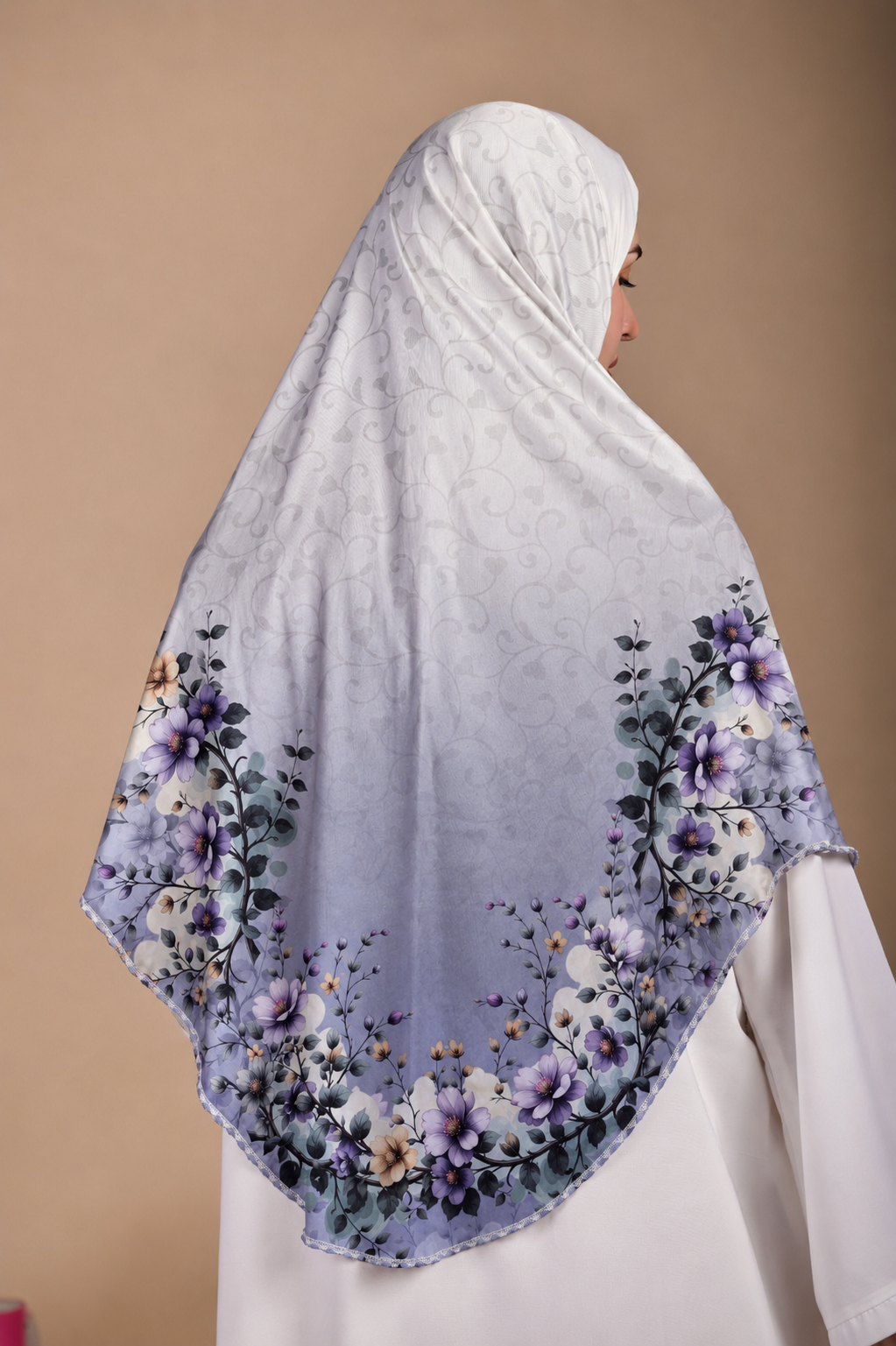 Blossom Grace Malaysian Printed Hijab