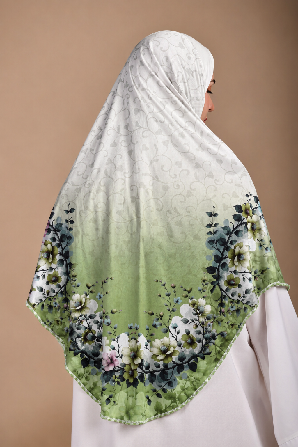 Blossom Grace Malaysian Printed Hijab