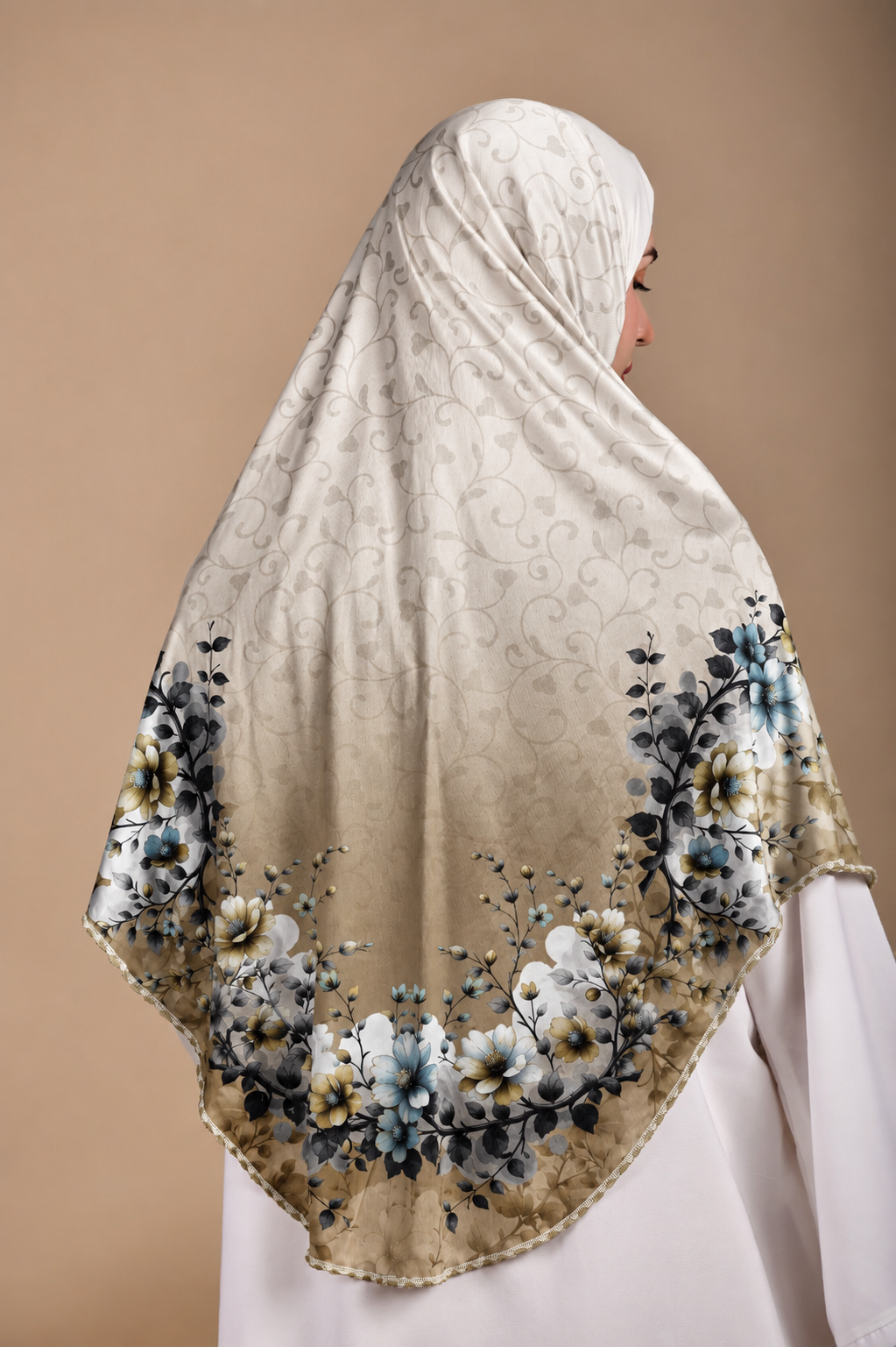 Blossom Grace Malaysian Printed Hijab