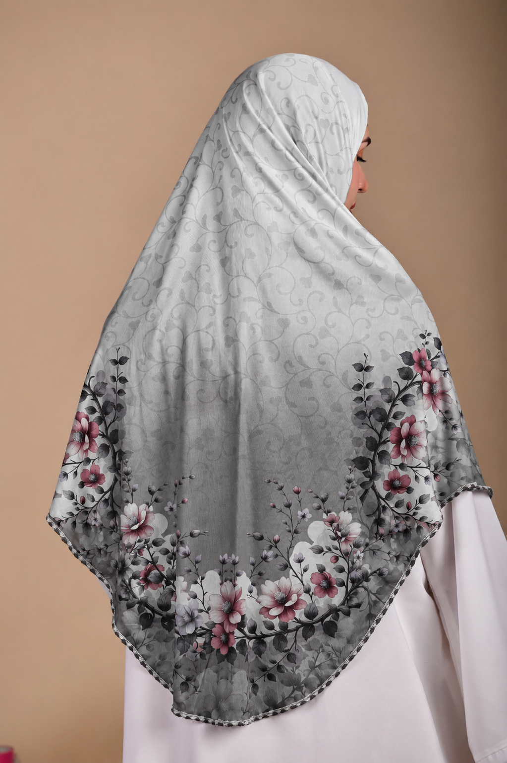 Blossom Grace Malaysian Printed Hijab