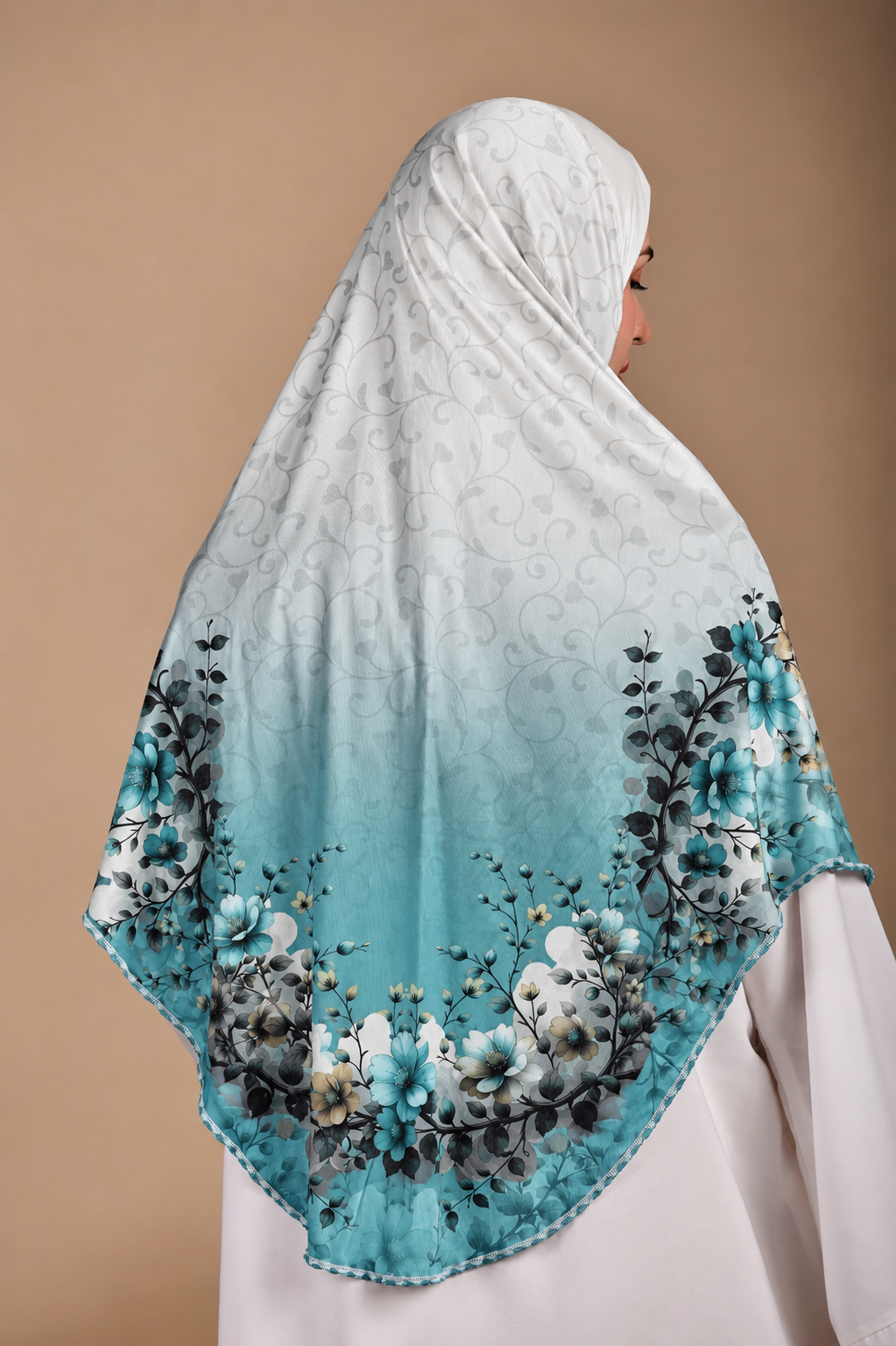 Blossom Grace Malaysian Printed Hijab