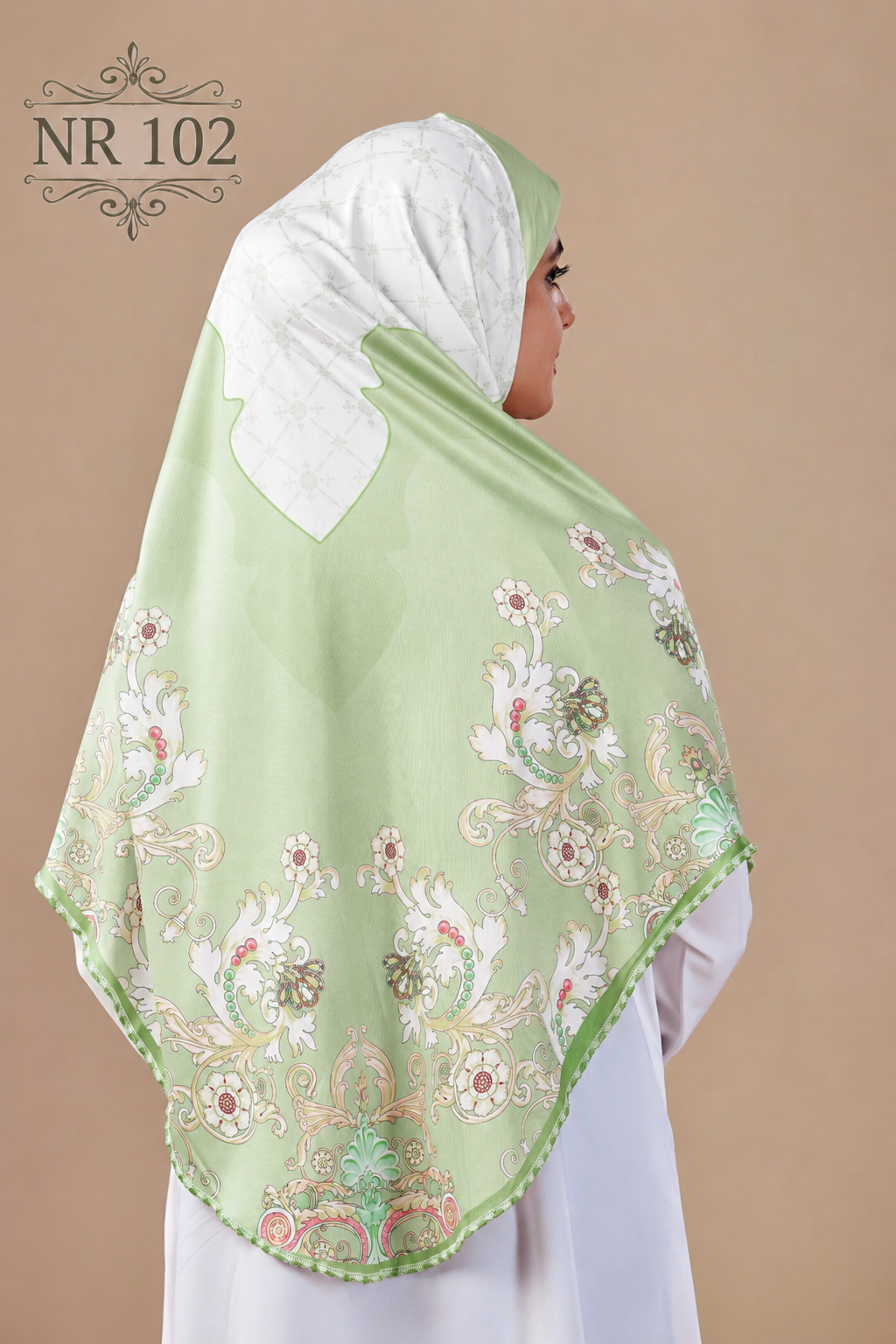 Blossom Grace Malaysian Printed Hijab