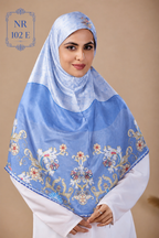 Blossom Grace Malaysian Printed Hijab