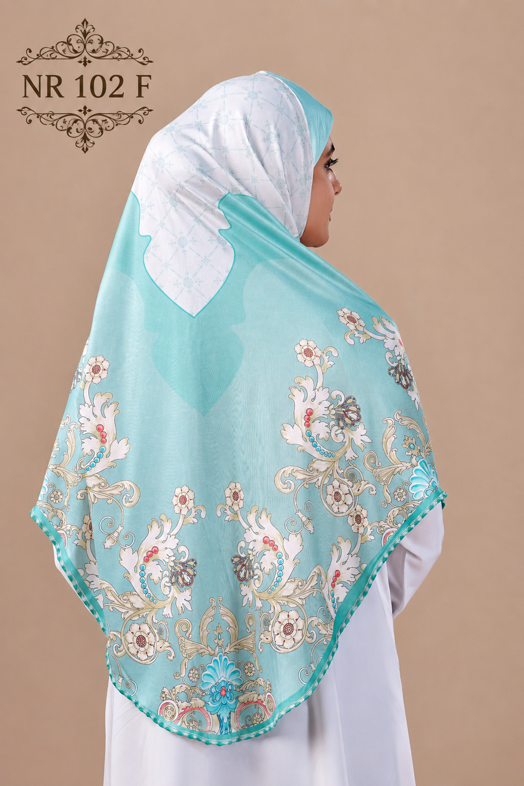 Blossom Grace Malaysian Printed Hijab