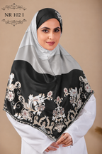 Blossom Grace Malaysian Printed Hijab