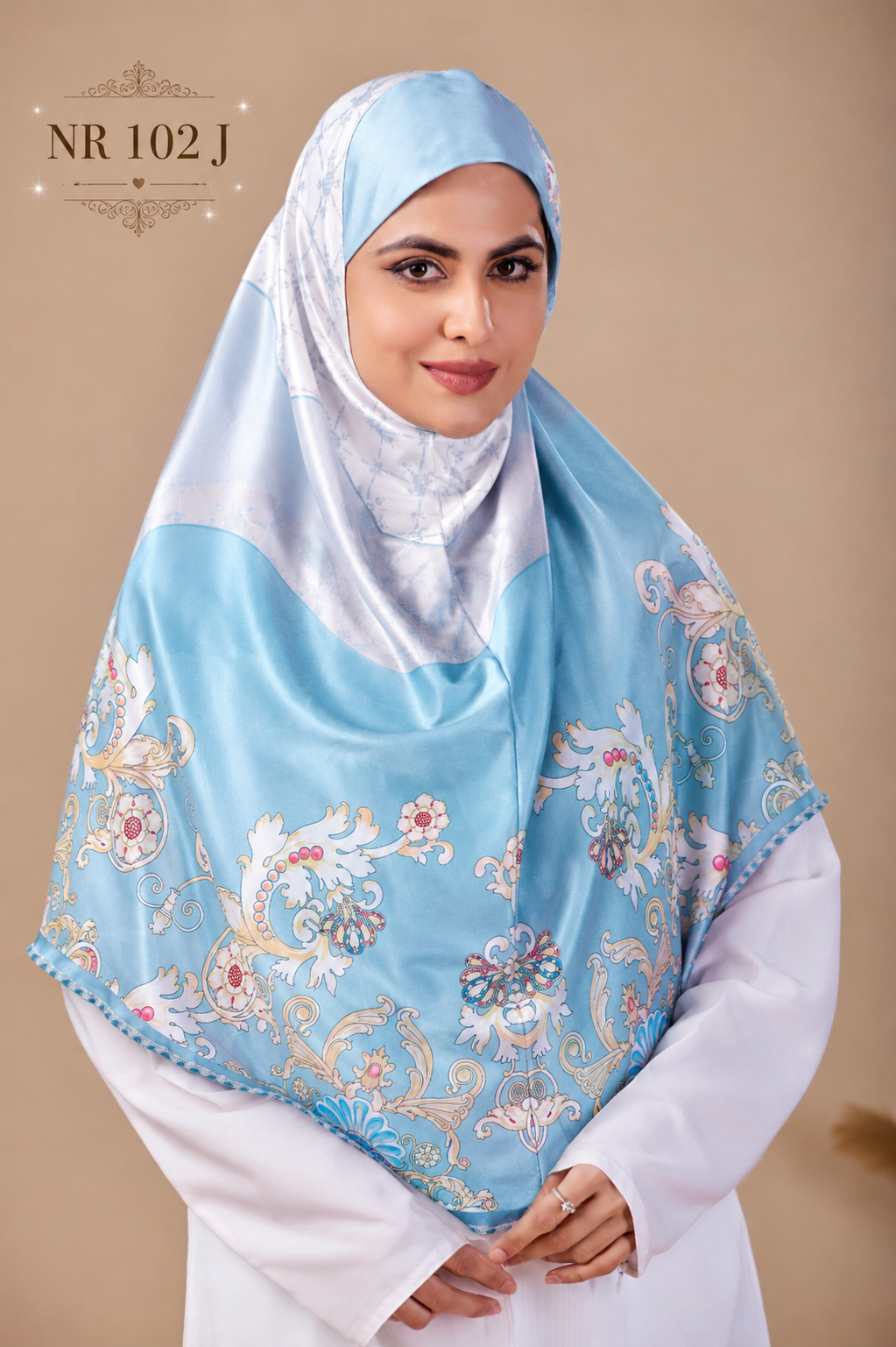 Blossom Grace Malaysian Printed Hijab