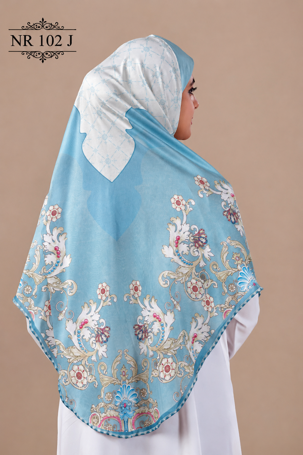 Blossom Grace Malaysian Printed Hijab