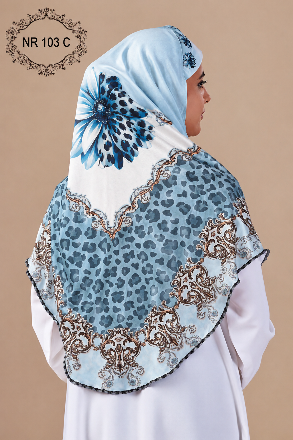 Blossom Grace Malaysian Printed Hijab
