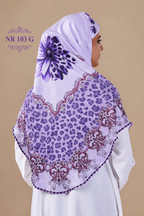 Blossom Grace Malaysian Printed Hijab