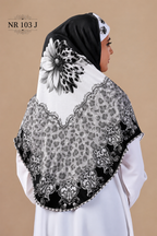 Blossom Grace Malaysian Printed Hijab