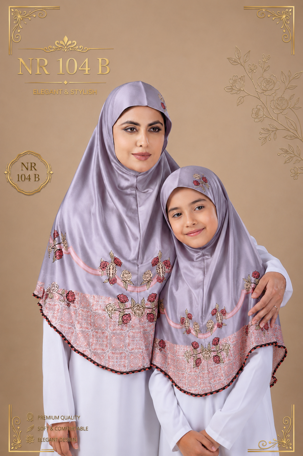 Blossom Grace Malaysian Printed Hijab