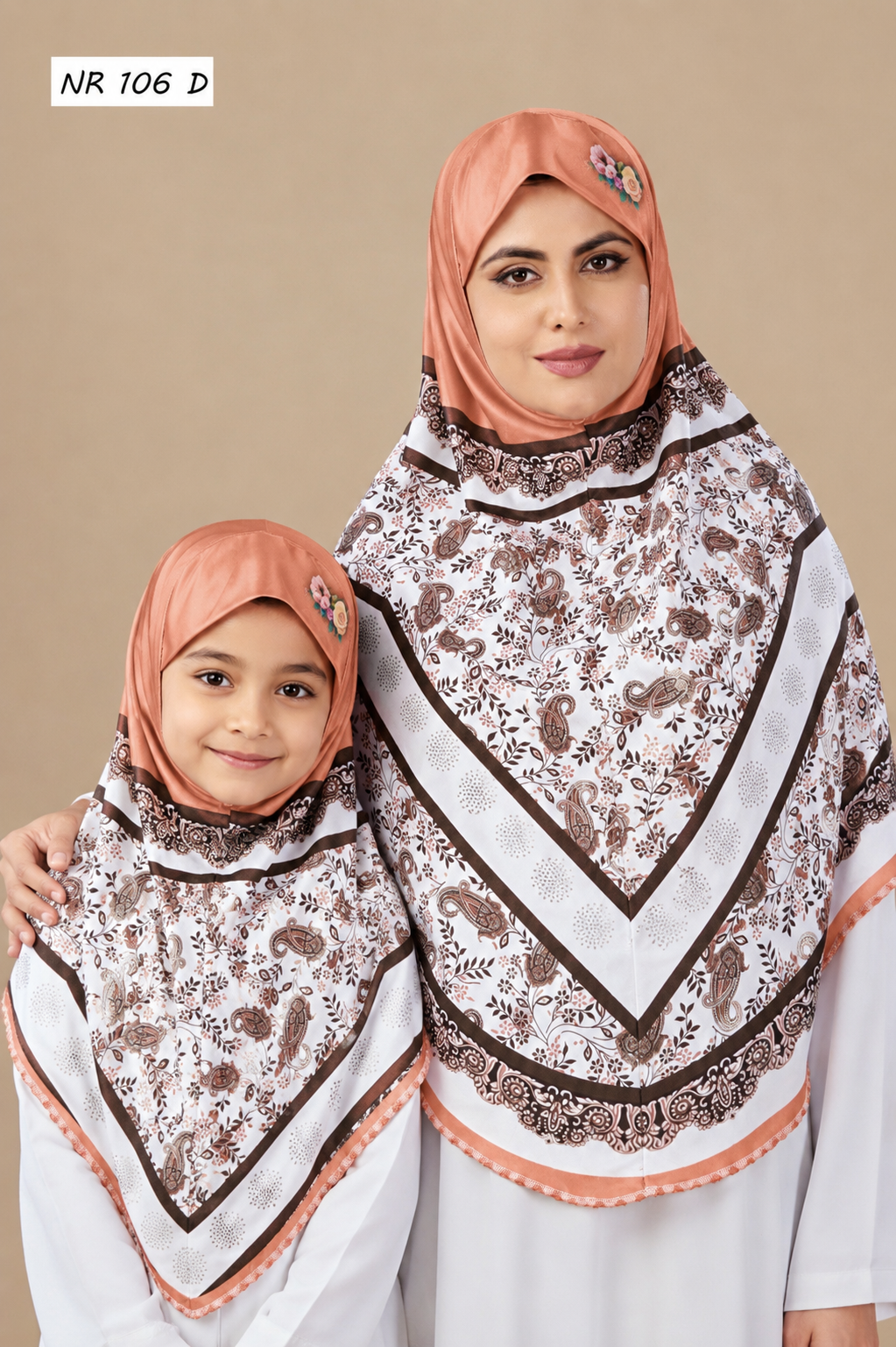 Blossom Grace Malaysian Printed Hijab With Diamond Work