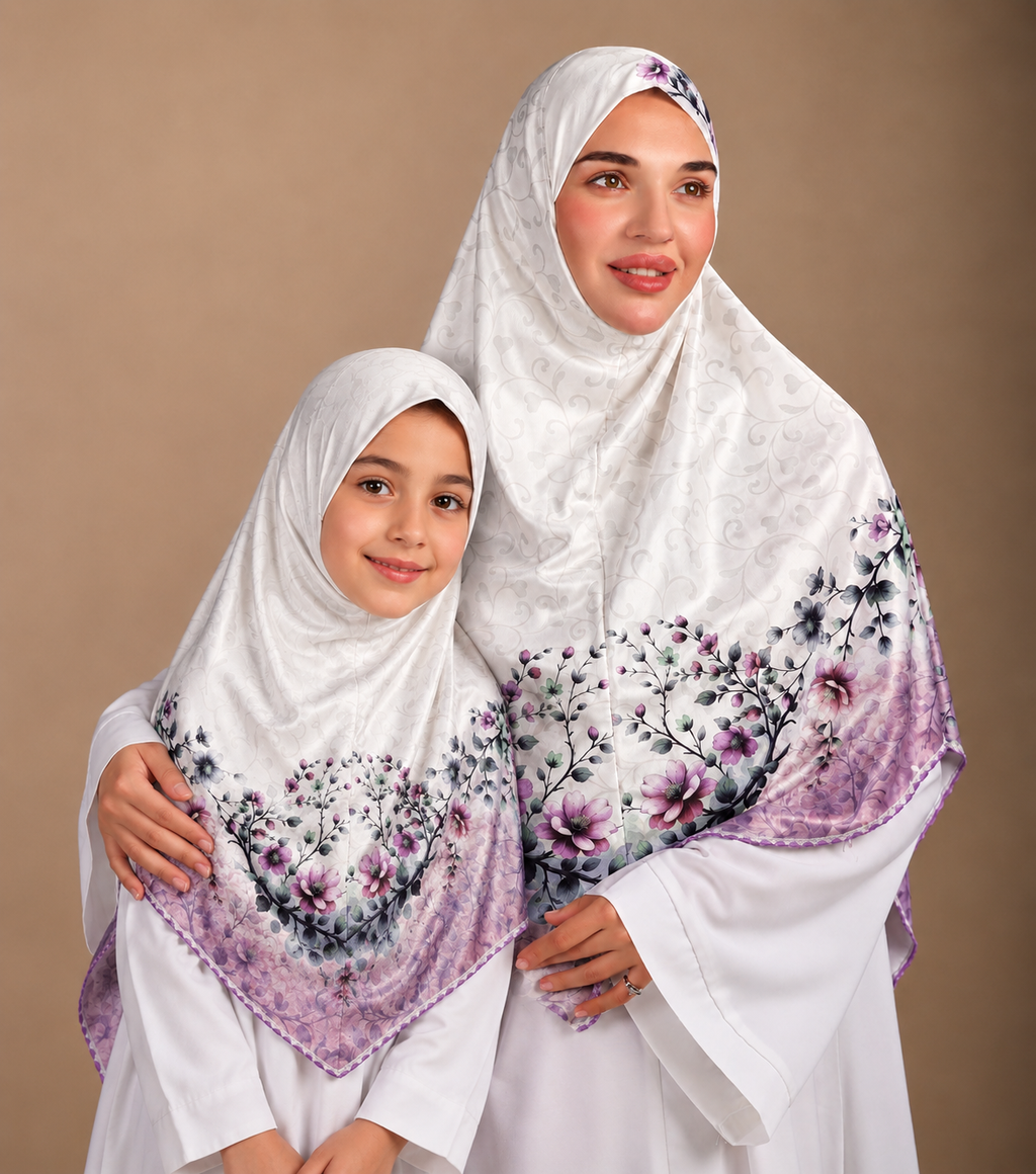 Blossom Grace Malaysian Printed Hijab