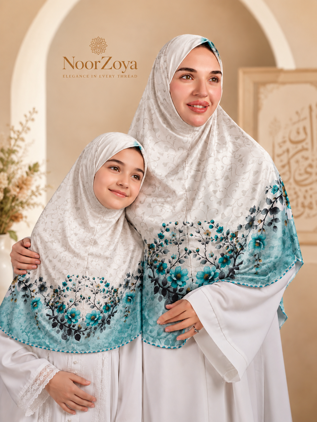 Blossom Grace Malaysian Printed Hijab