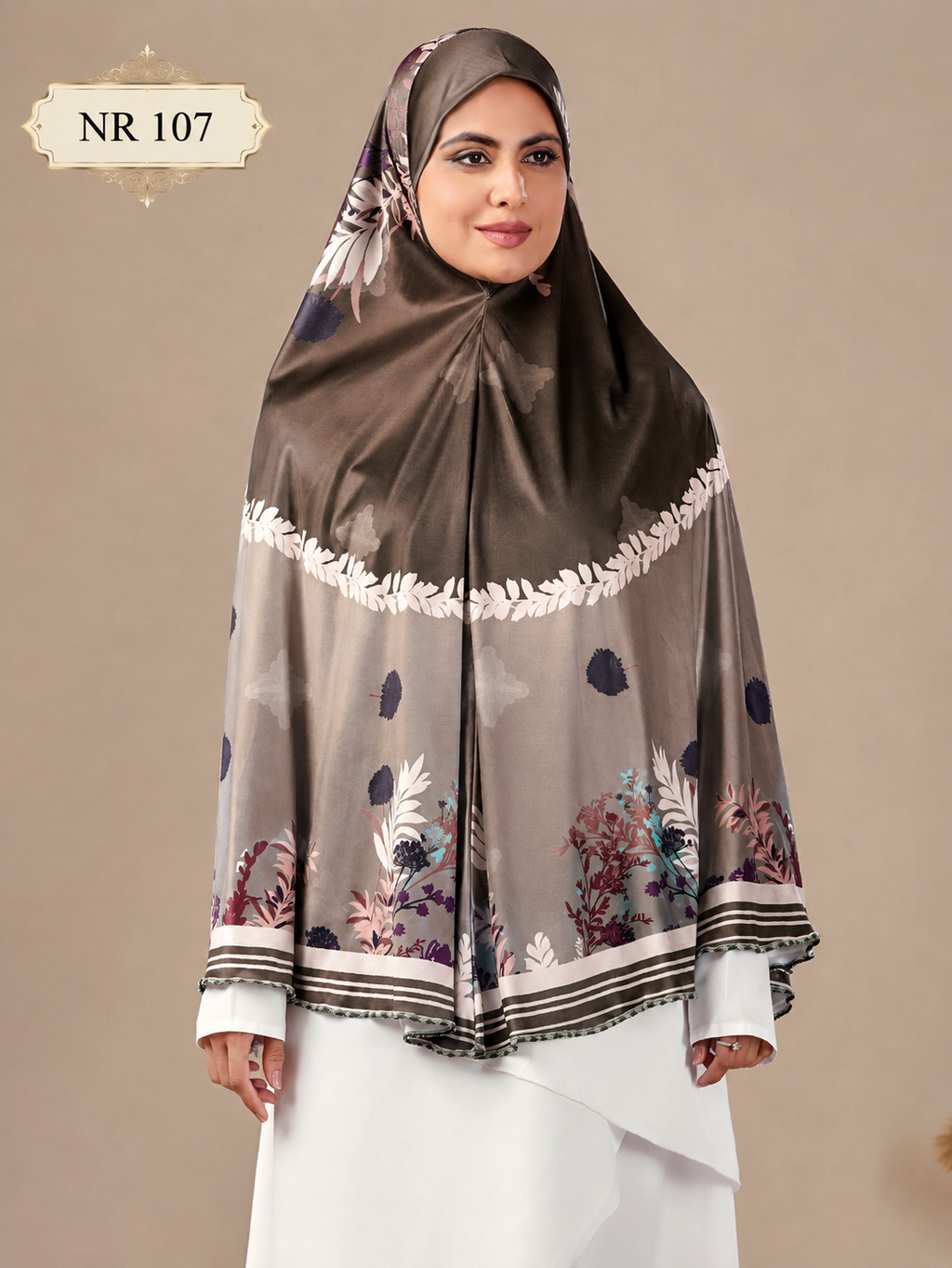 Emerald Bloom Premium Prayer Hijab ( Namaji )