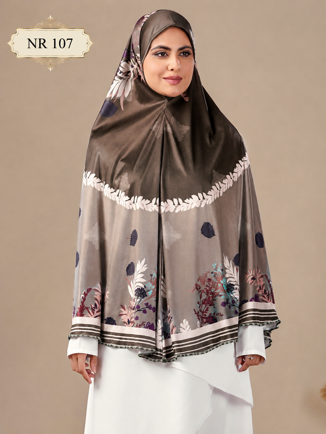 Emerald Bloom Premium Prayer Hijab ( Namaji )