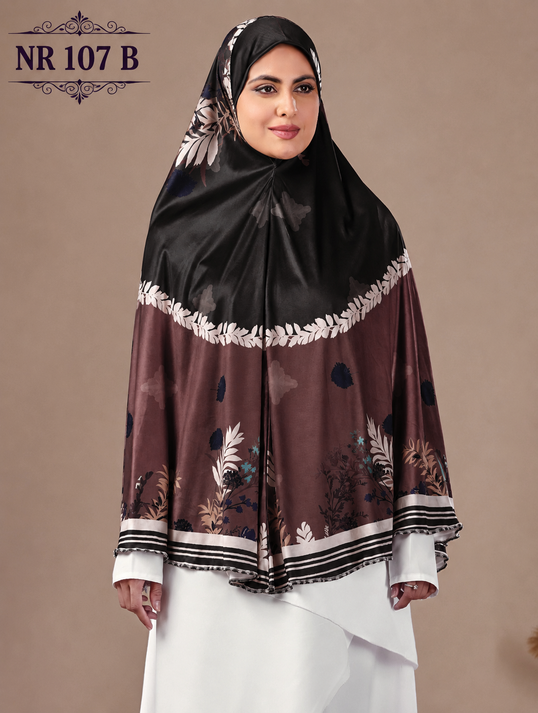 Emerald Bloom Premium Prayer Hijab ( Namaji )