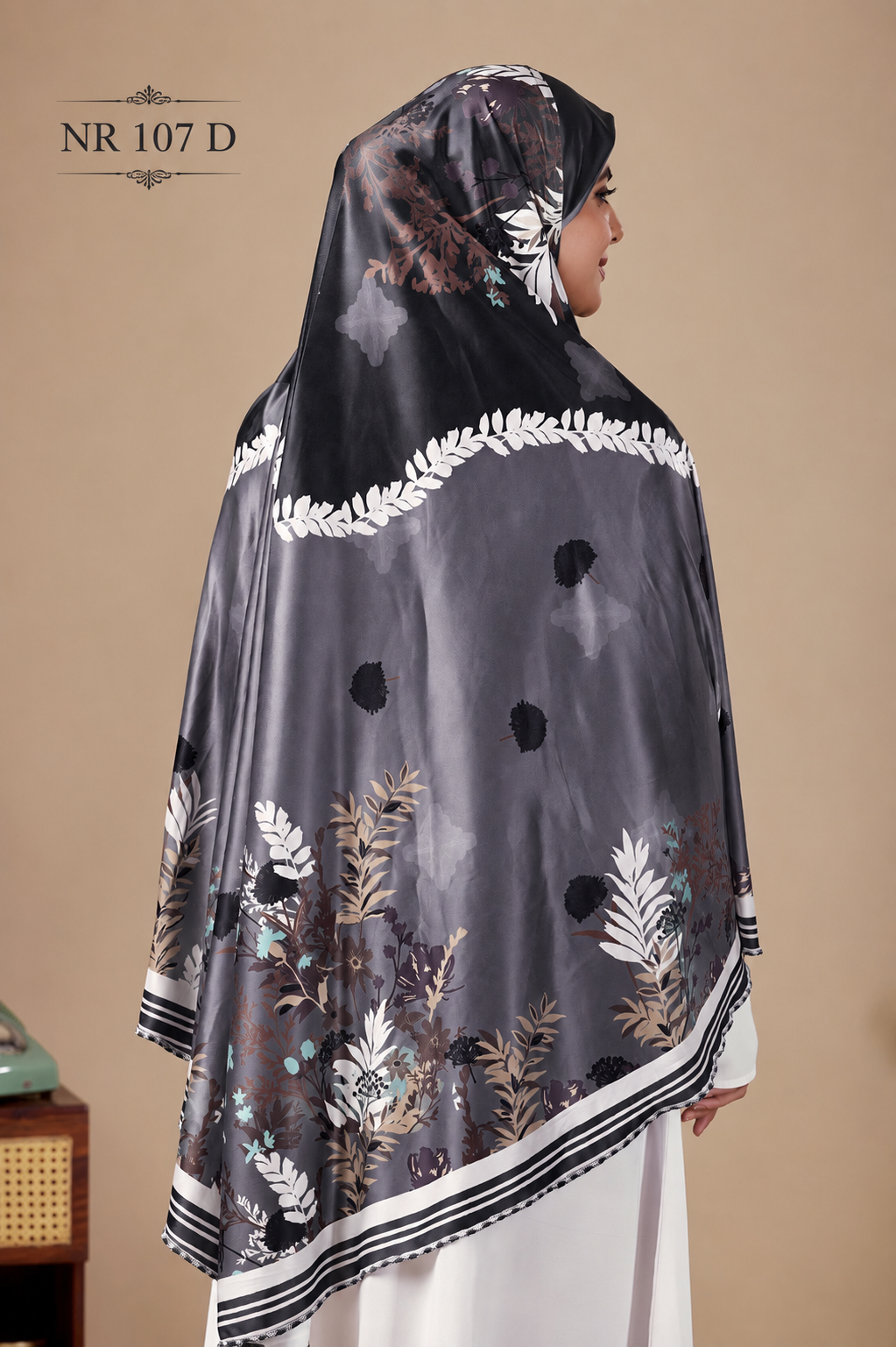 Emerald Bloom Premium Prayer Hijab ( Namaji )