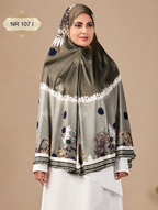Emerald Bloom Premium Prayer Hijab ( Namaji )