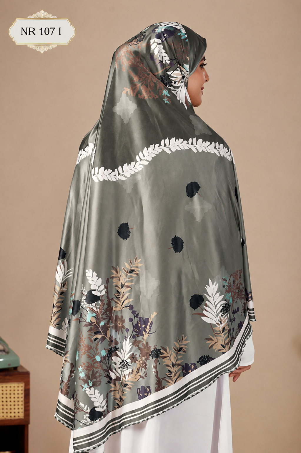Emerald Bloom Premium Prayer Hijab ( Namaji )
