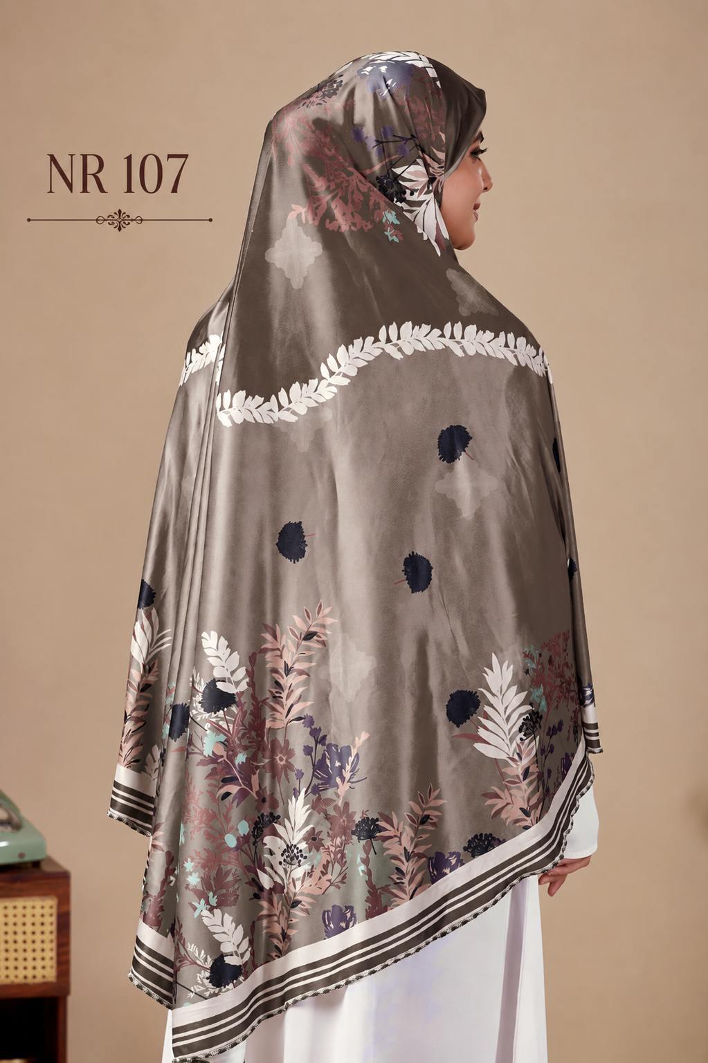 Emerald Bloom Premium Prayer Hijab ( Namaji )
