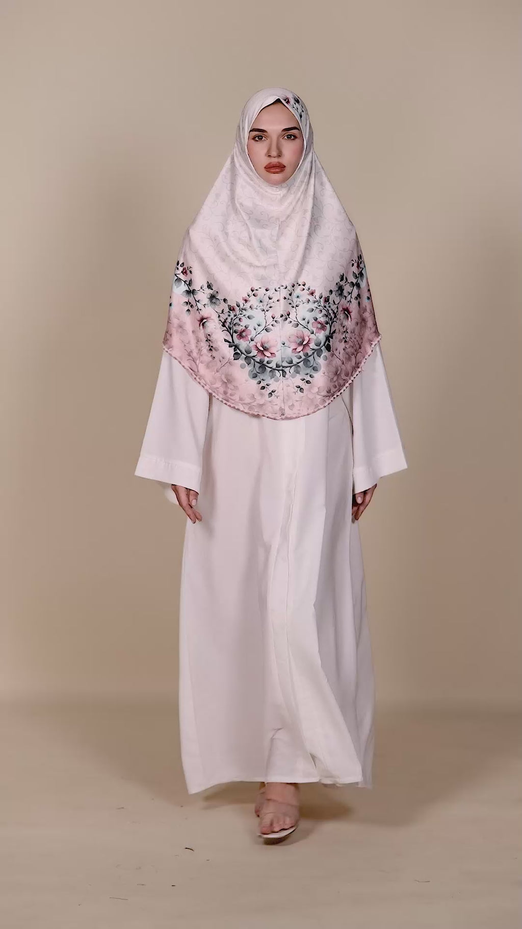 Blossom Grace Malaysian Printed Hijab
