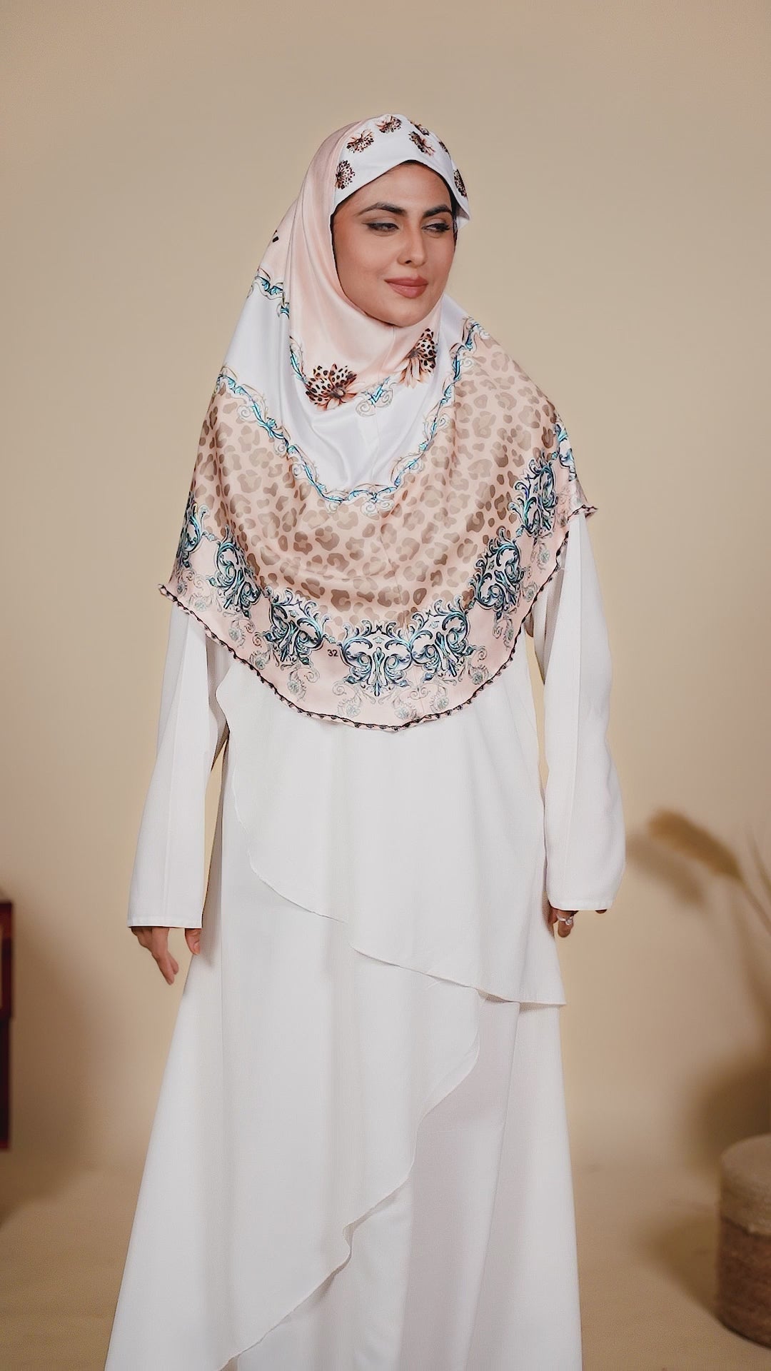 Blossom Grace Malaysian Printed Hijab